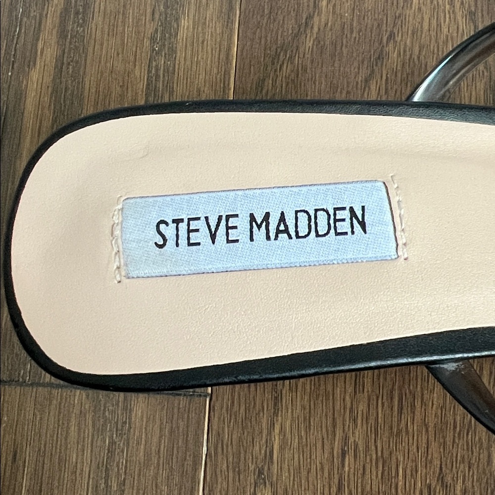 Steve Madden Hanya Block Heel Slides - Picture 6 of 11
